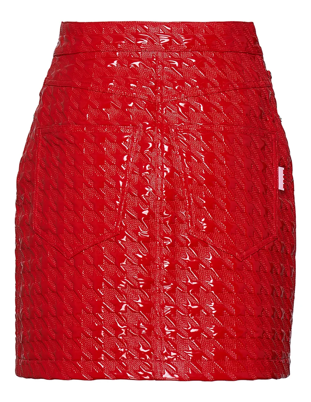 Textured Pleather Mini Skirt