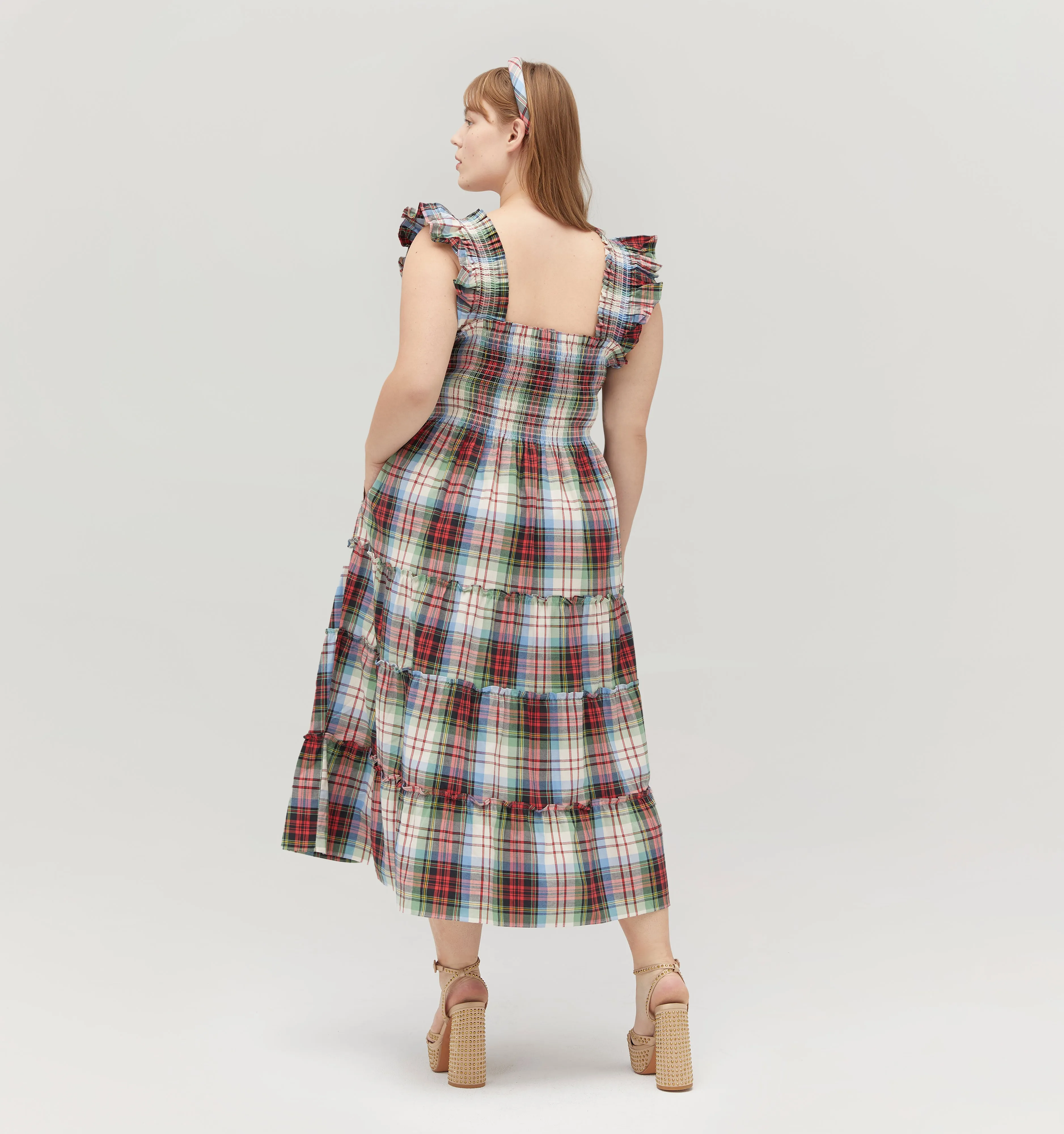 The Ellie Nap Dress - Multi Tartan