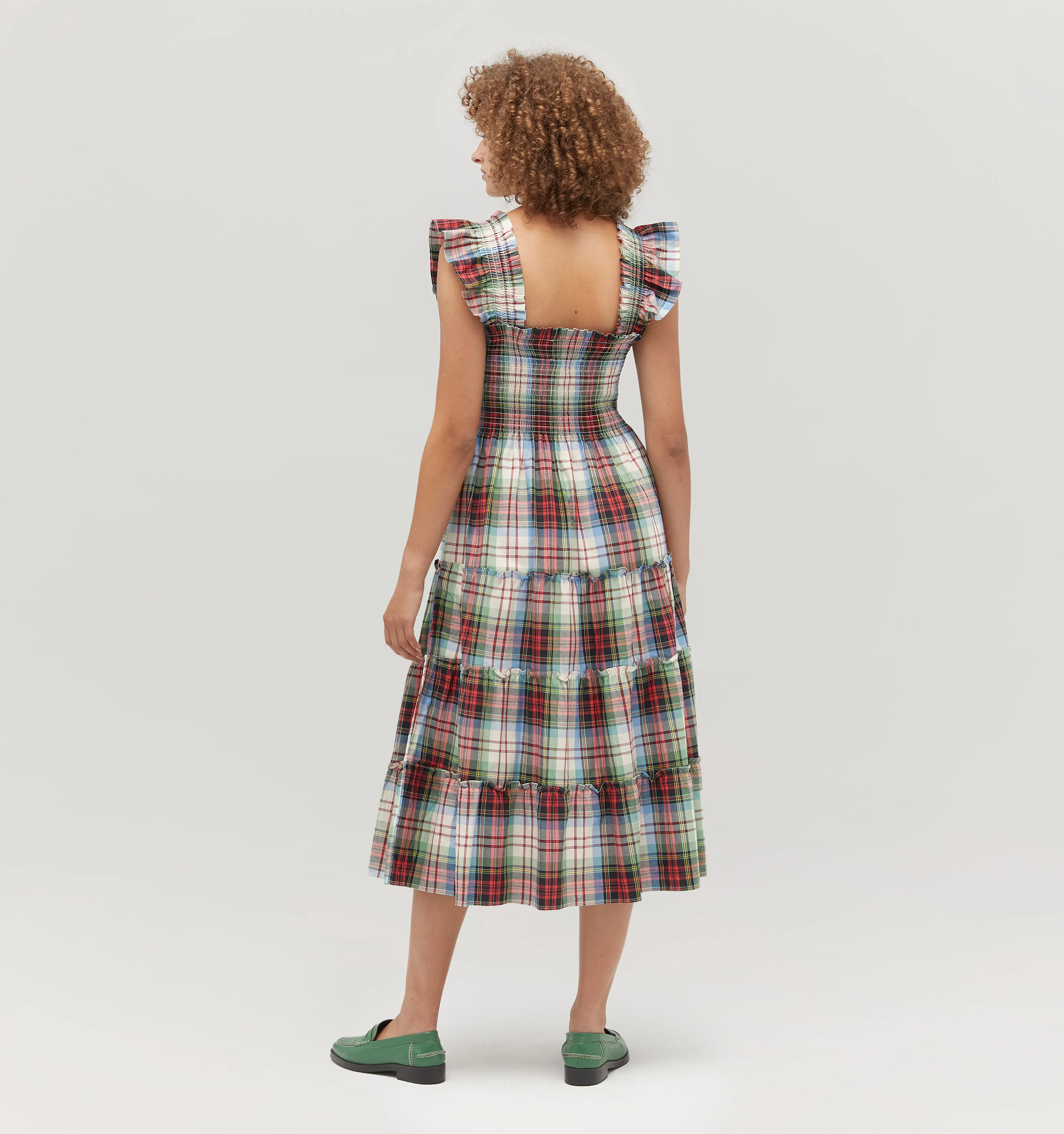 The Ellie Nap Dress - Multi Tartan