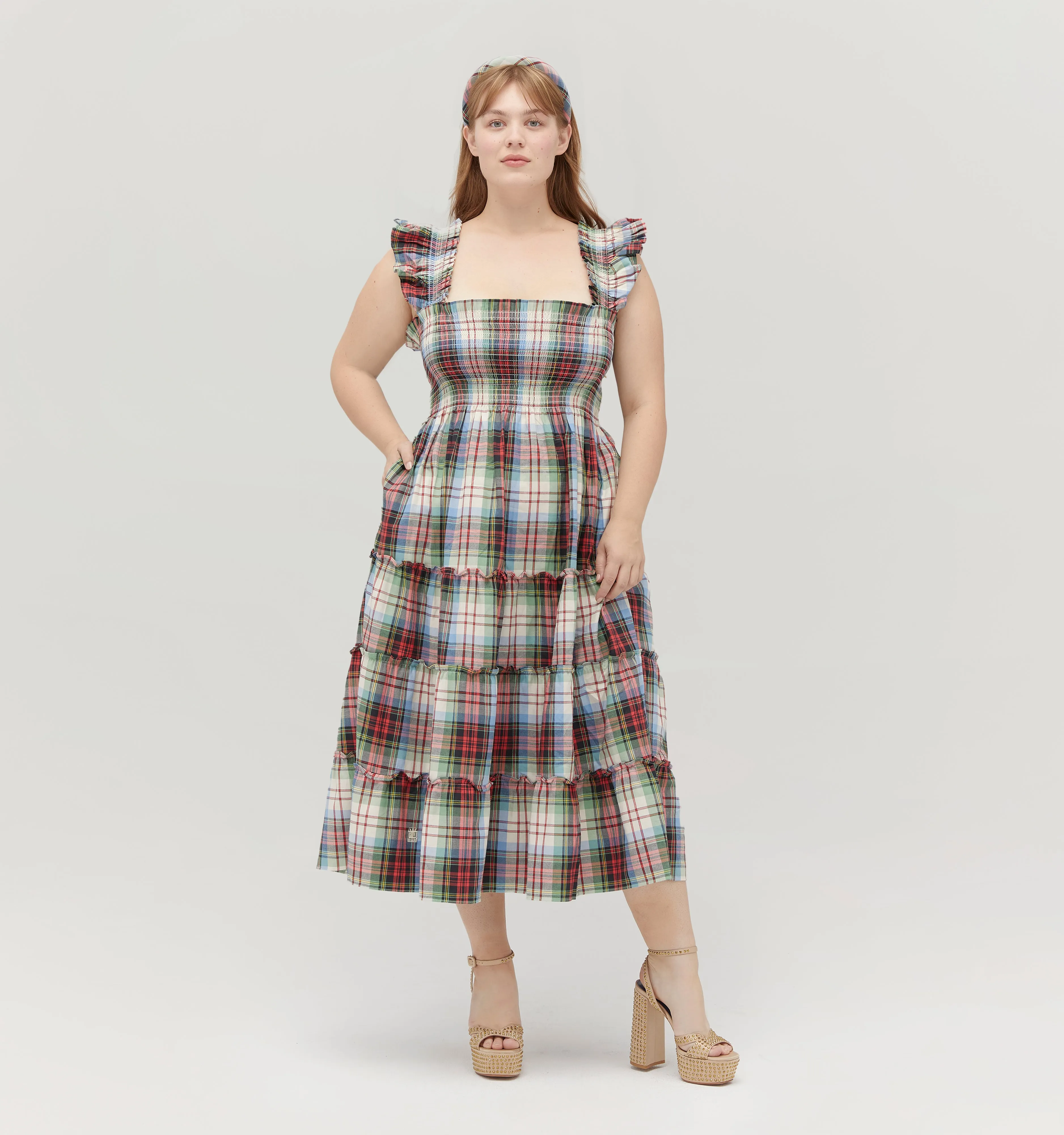 The Ellie Nap Dress - Multi Tartan