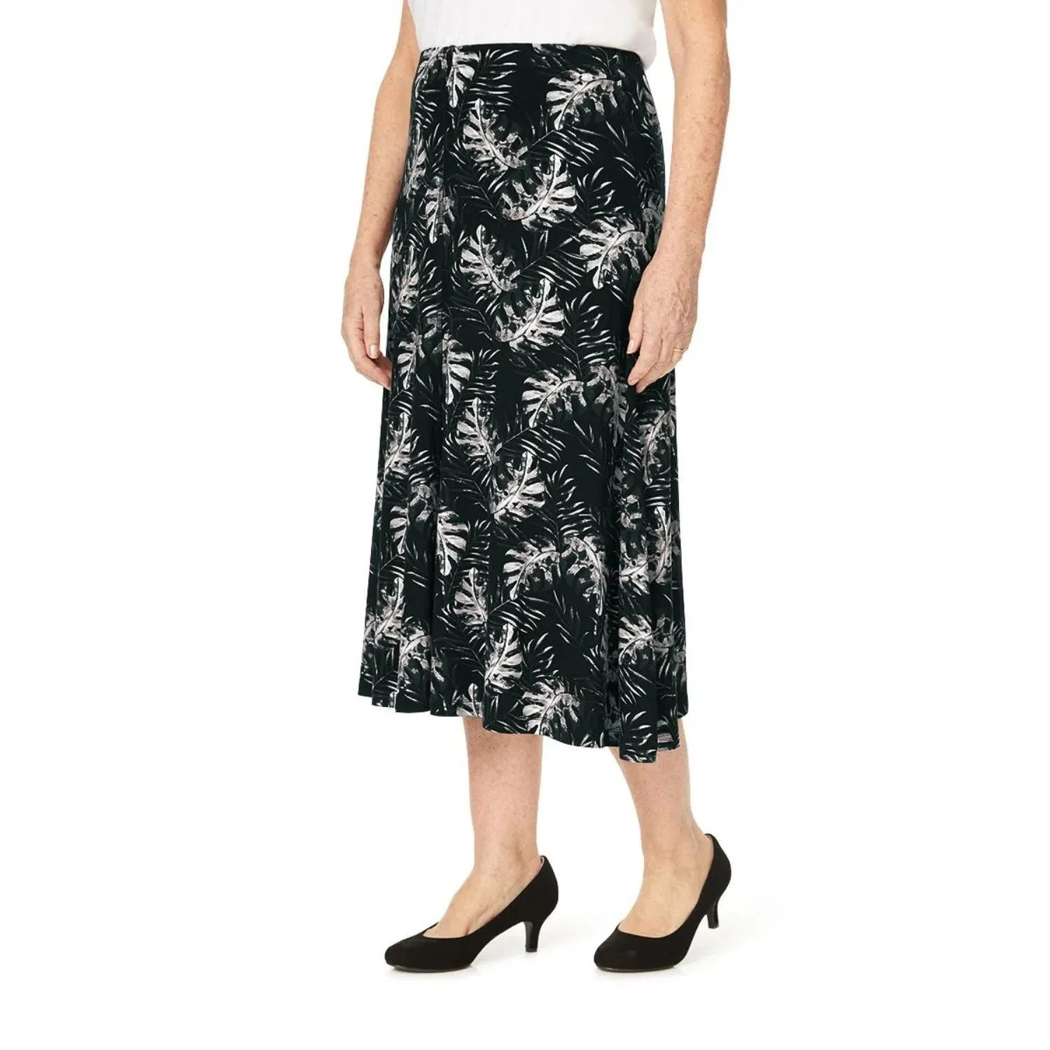 TIGI 10/12 Cheese Leaf All Over Print Skirt