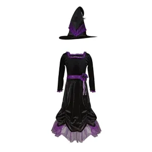 vera the velvet witch dress and hat size 5-6